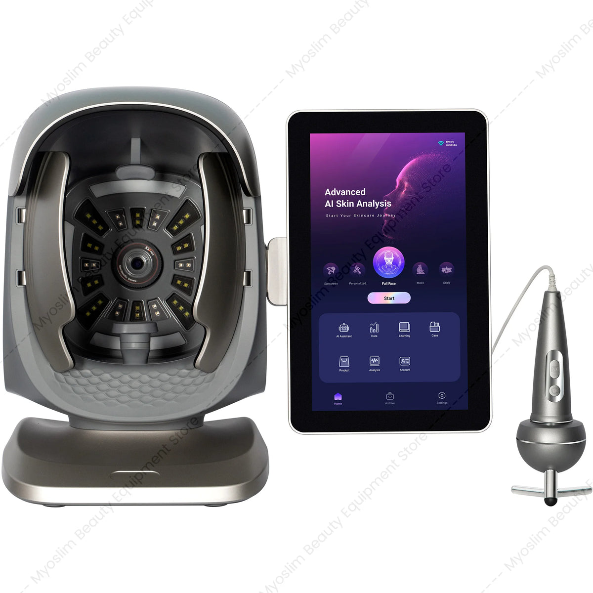 NEW  Magic Mirror 3D Digital Facial Analysis Machine Product Desc Skin Analyzer AI Intelligent Image Instrument Detector