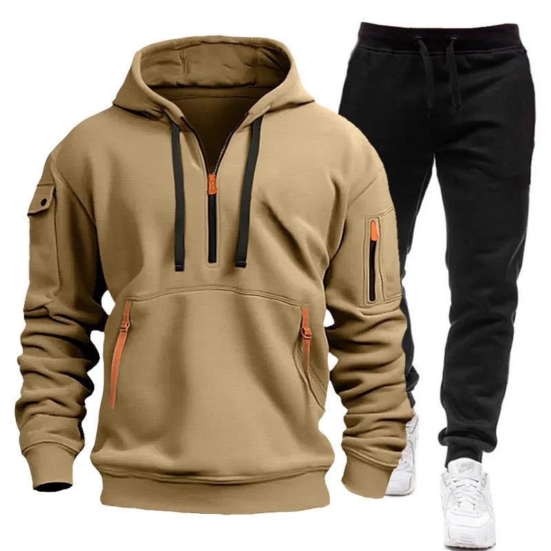 Completo uomo con felpa e pantaloni
