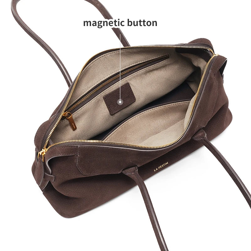 LA FESTIN Original Brand Women's Bag New Shoulder Bags Handbag Designer Bags Woman Luxury 2026 Tote Bags Leather Bag