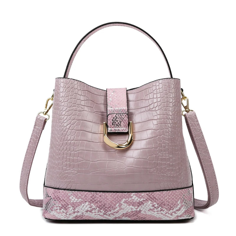 2026 New Soft Leather Bags Luxury Designer Handbag Brand High Quality Crocodile Pattern Women Crossbody Shoulder Bag Sac A Main