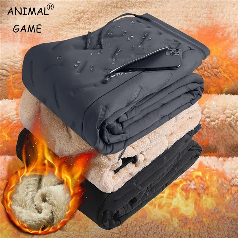 Pantaloni da uomo a tutta lunghezza in poliestere