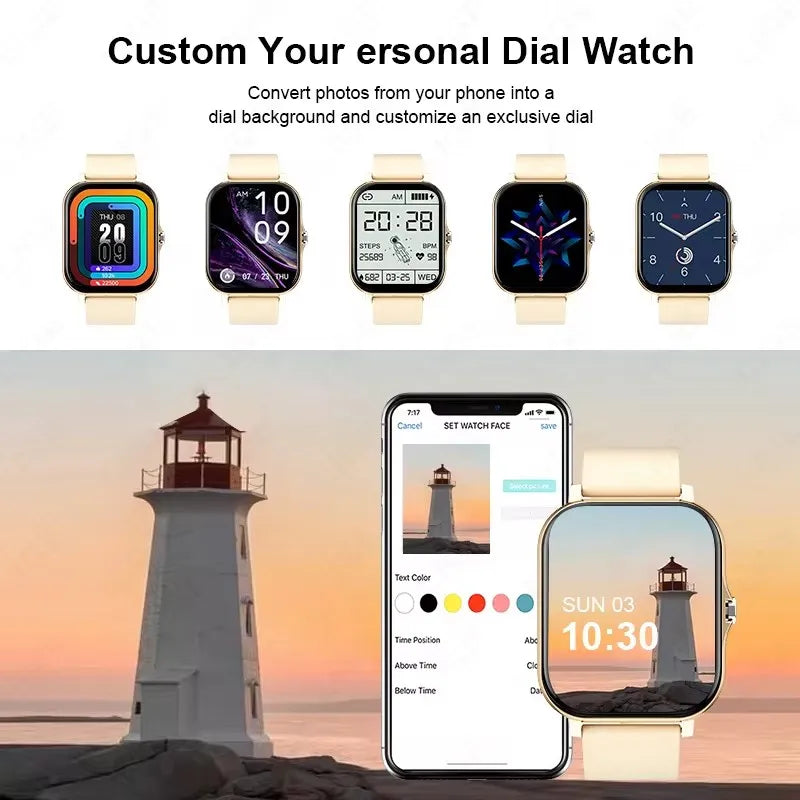 Smartwatch Bluetooth con chiamate e attività
