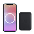 Animated Strong Magnet Card Holder with Logo for iPhone 18 Pro 17 16 15 14 Pro Max MagSafe Matte Solid Color Slot Wallet Cover