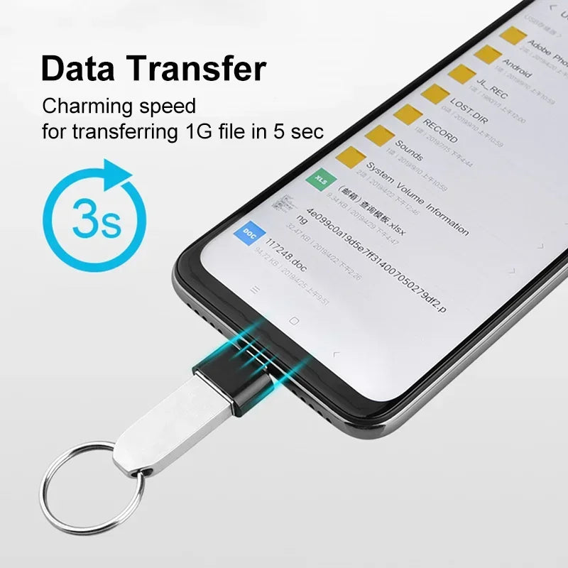 Type C to USB A Adapter 3.0 USB-C OTG Data Connector For  Samsung Huawei Xiaomi Cellphone Compute MacBook Pro iPad Mini Notebook