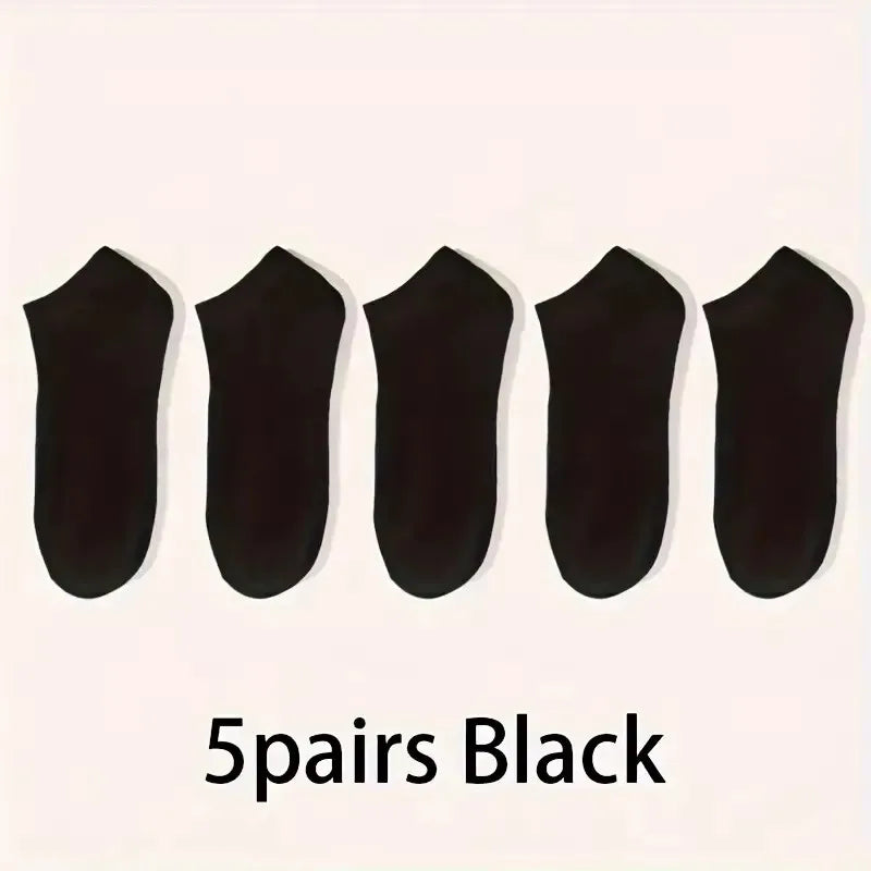 5er-/10er-Pack Unisex-Komfort-Knöchelsocken für alle, atmungsaktiv und leicht – ideal für Sport und Alltag