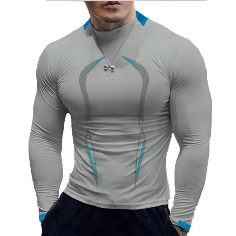 Maglia sportiva uomo a maniche lunghe