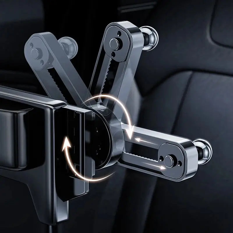 Accessoires de support de téléphone pour voiture, fixation sur grille d’aération intérieure, gadget de maintien pour téléphone portable avec rotule et tige d’extension