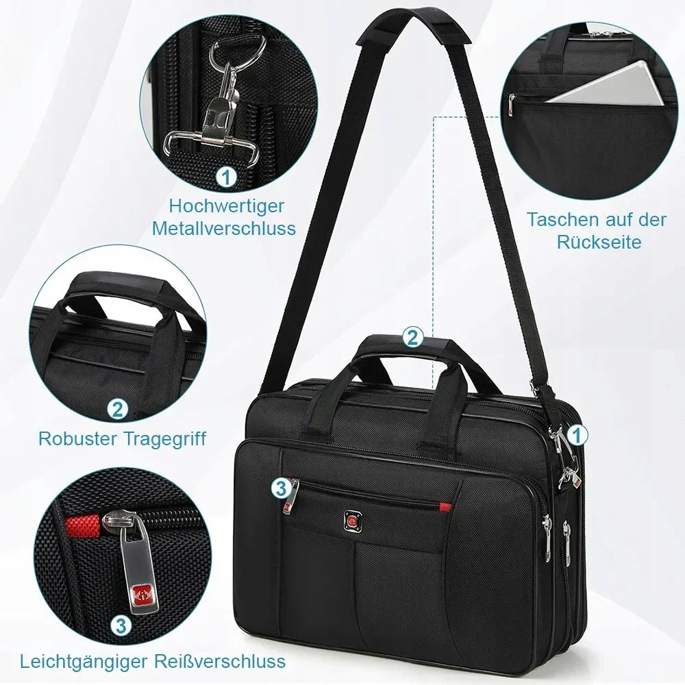 Men’s Oxford Laptop Messenger Bag