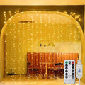 Rideau lumineux LED alimenté par USB avec télécommande, décoration de fêtes et de Noël pour la maison, mariage, anniversaire, lumières de chambre et de soirée