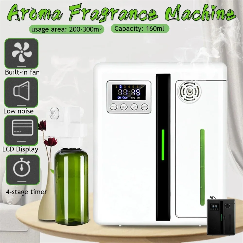 Duftmaschine Aromadiffusor 160 ml Duftdiffusor für große Räume Hotellobby Heimduft Geruchsverteiler Bluetooth
