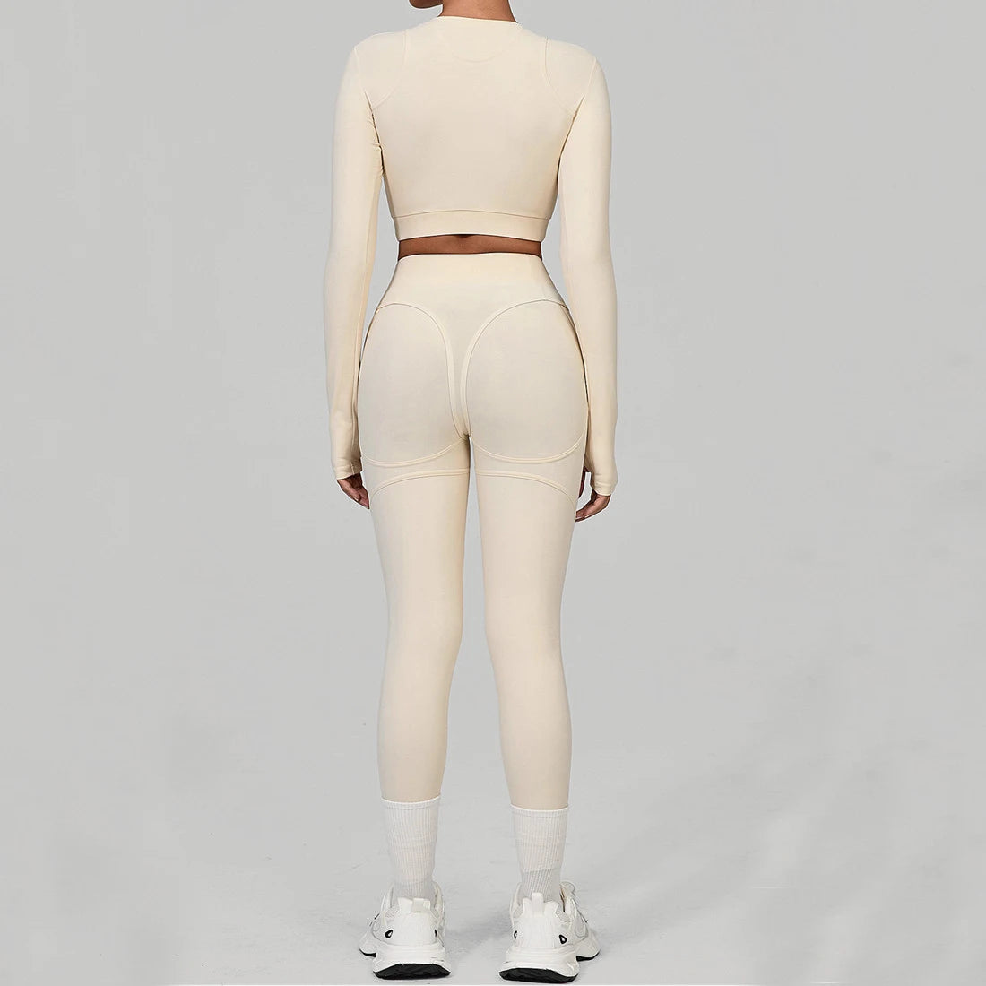 Conjunto de yoga de mujer, top y leggings