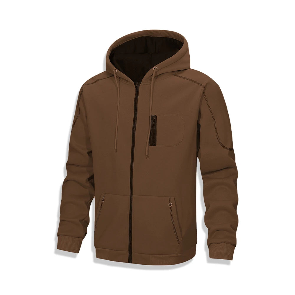Herren-Radjacke mit Kapuze