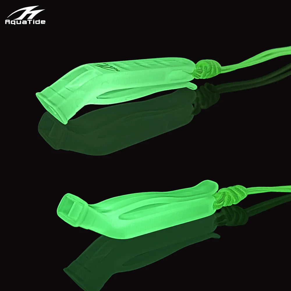 1Pcs Outdoor Survival Powerful Luminous Whistle Ultra-high Decibel Whistle Emergency Safety Whistle For Water Sports EDC Pendant