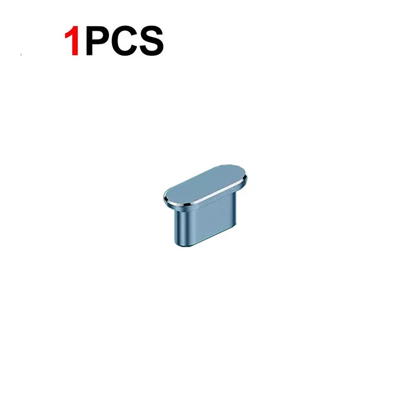 1-5Pcs Metal USB Type C Dust Plug For iPhone 18 17 16 Pro Max Mobile Phone Type-C Charging Port Protector Cover Cap Stopper