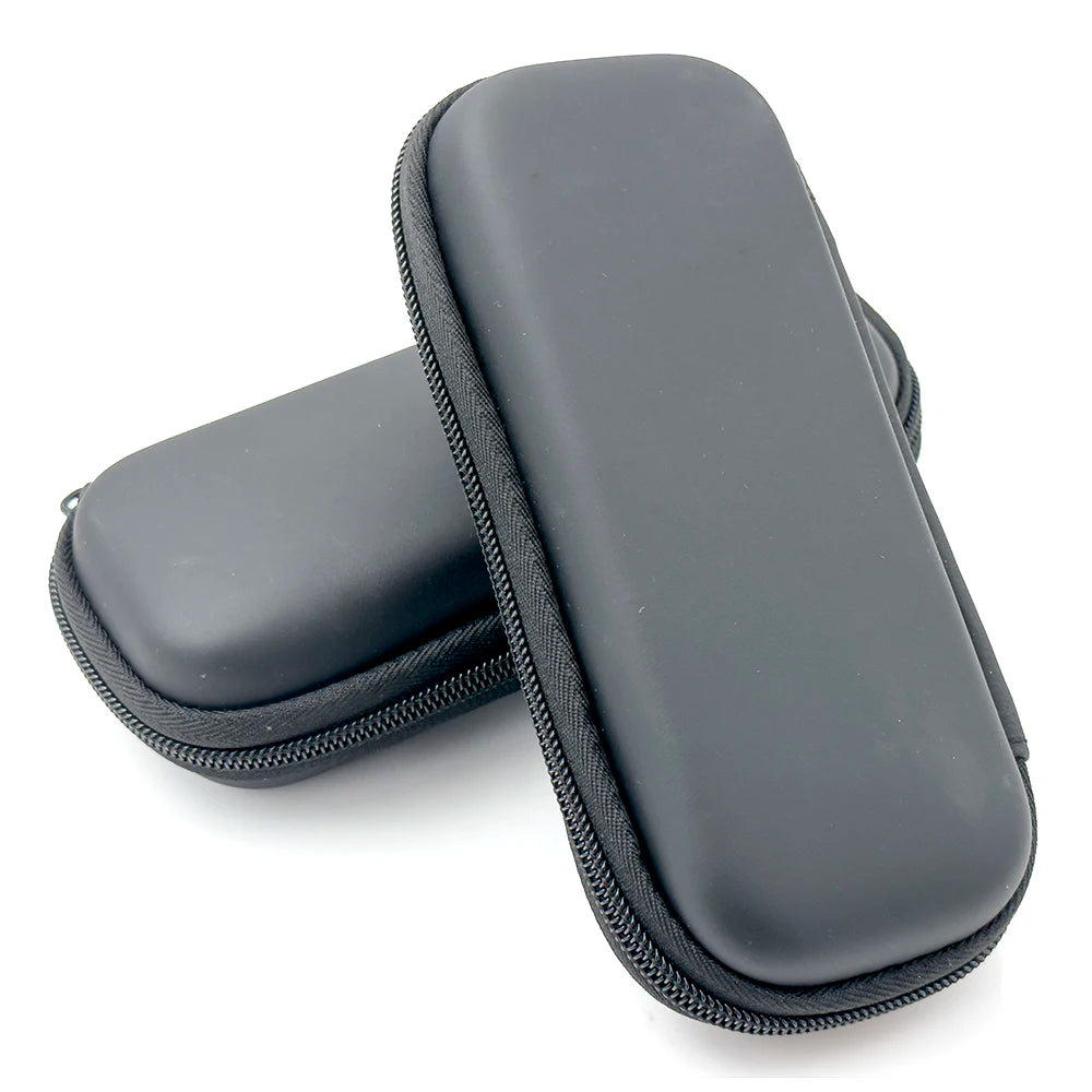 Estuche de transporte con cremallera EGo Storage Bag para kits de bricolaje CE4 MT3 Ego Evod, funda protectora de piel para cigarrillos de tamaño mediano
