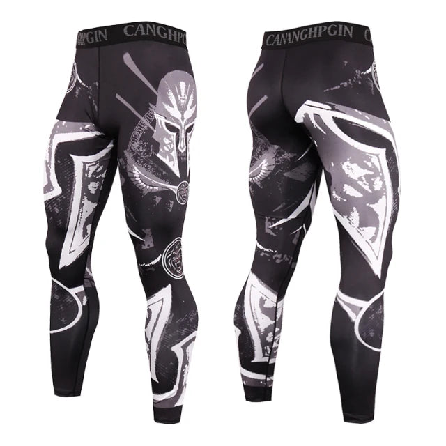 Leggings sportivi da uomo per corsa e allenamento
