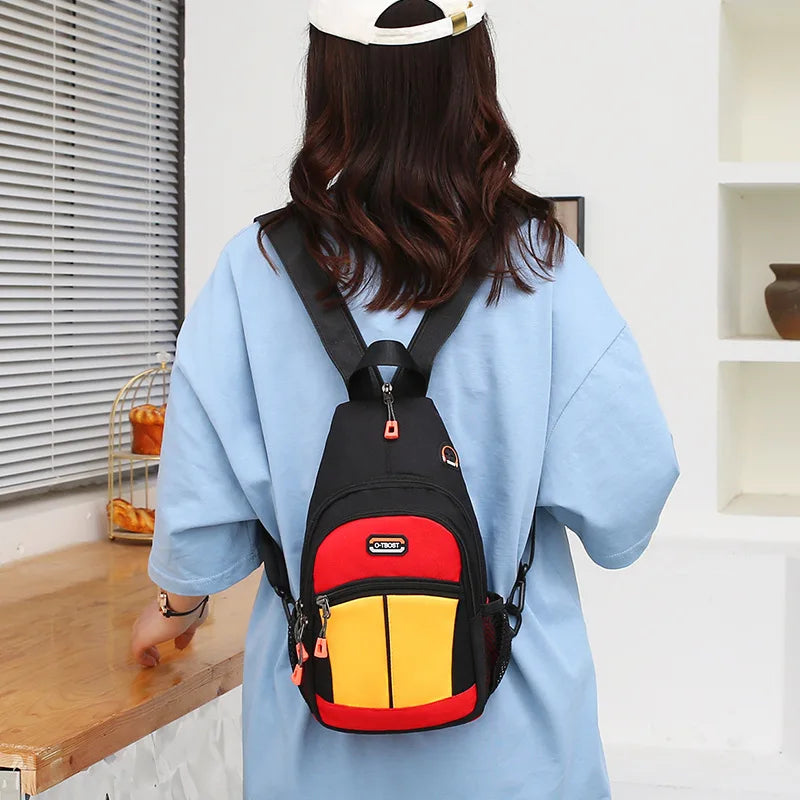 Oxford Fabric Crossbody Chest Bag