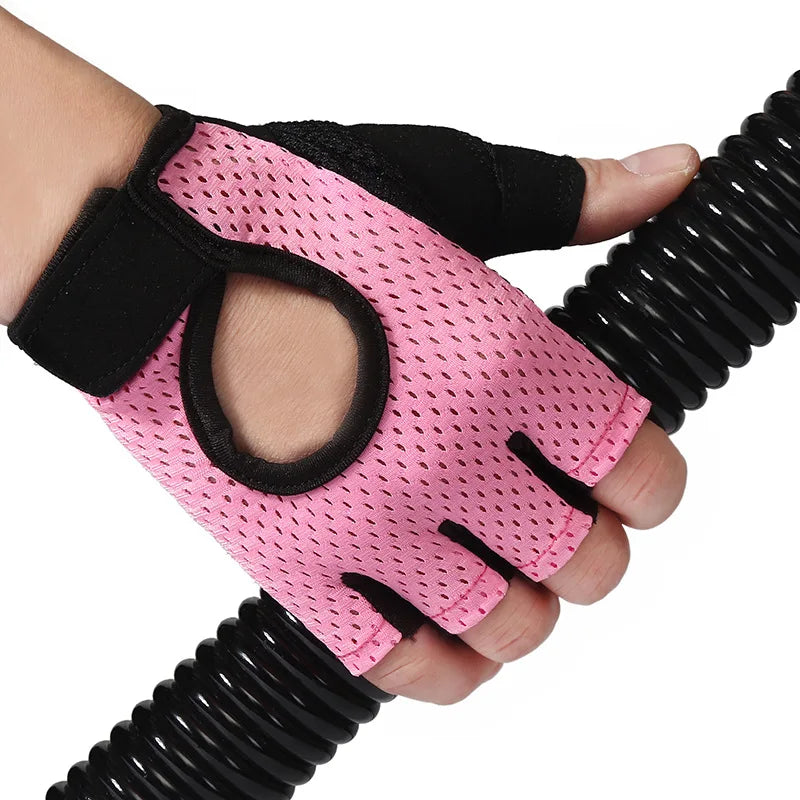 Half-Finger Weightlifting Gloves with Gel Grip