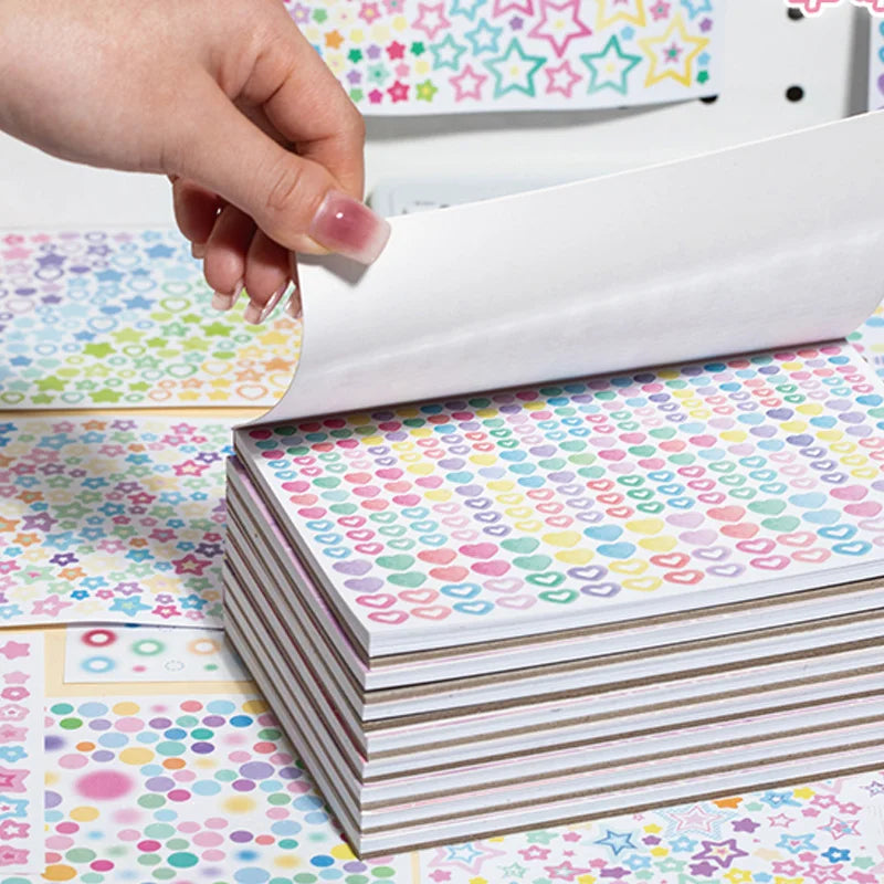 Libro di adesivi decorativi per journaling e scrapbooking