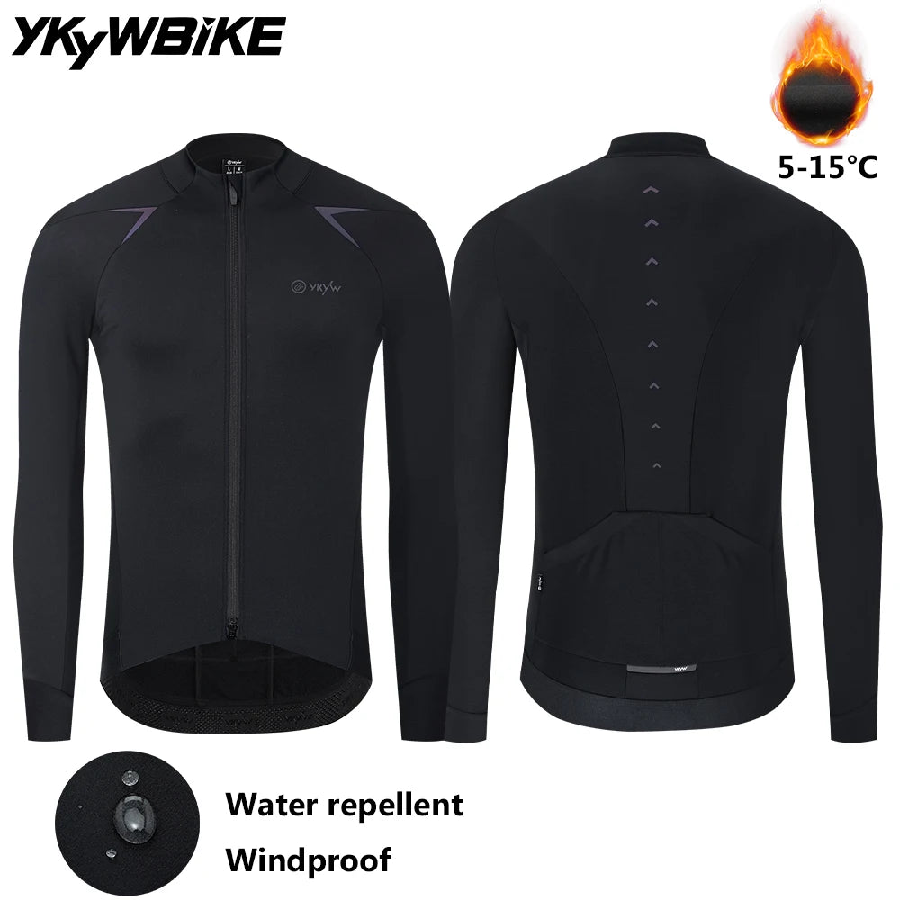 Giacca ciclismo YKYWBIKE YTFC1591 con zip