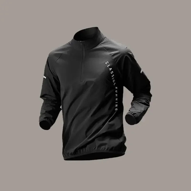 Completo sportivo con zip e maniche lunghe