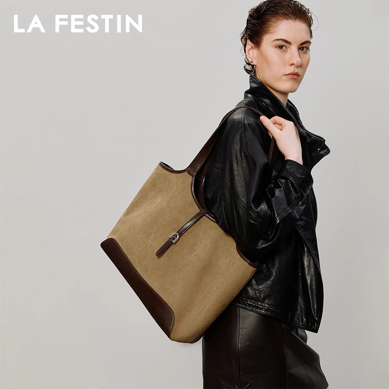 LA FESTIN Original Bags for Woman Shoulder Bags Tote Bag Designer Bags Luxury 2026 Top-handle Bags Large Bag for Travel