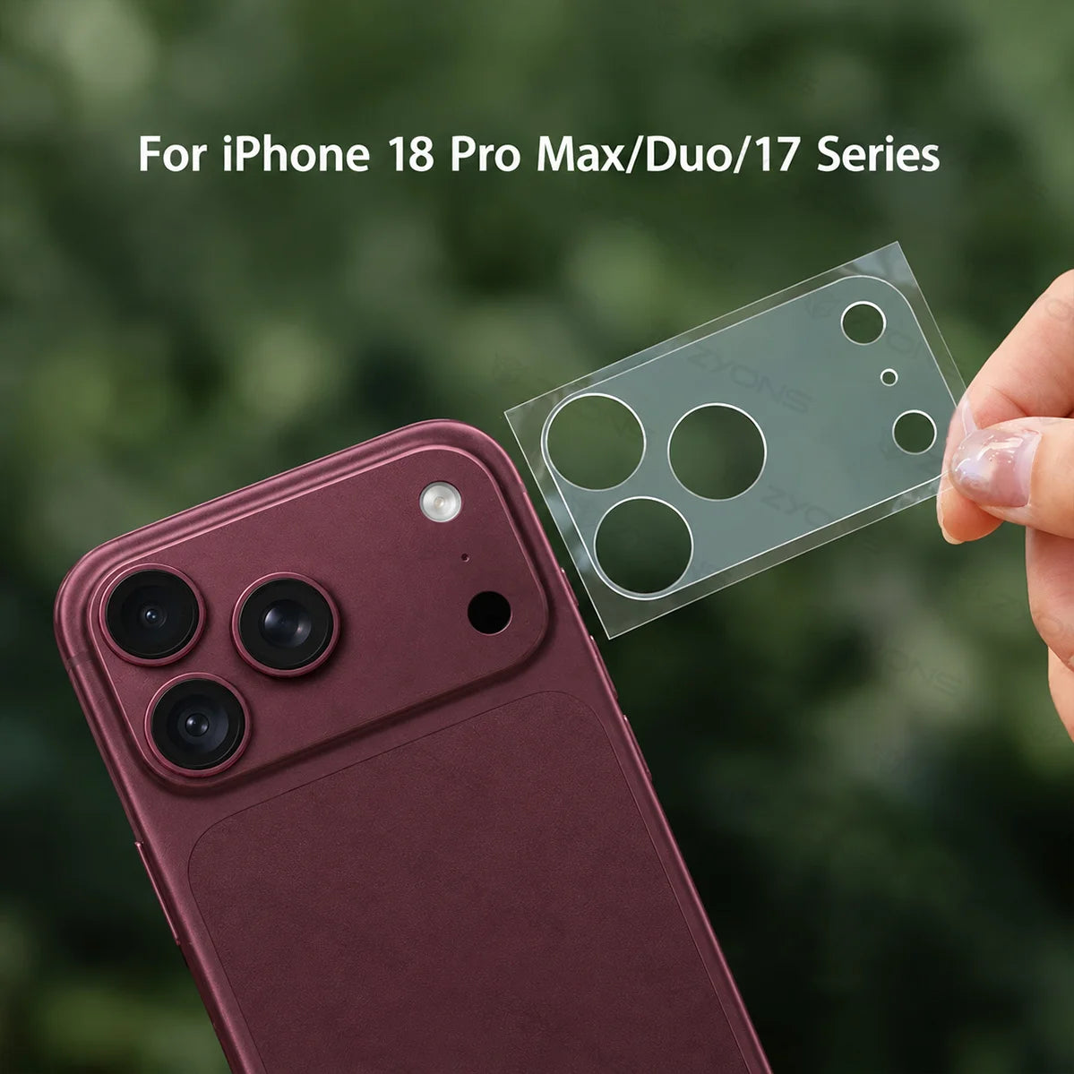 6pcs  Matte Lens Base Protector for Iphone 18 Pro Max/18 Pro/Duo Anti-Scratch/Anti-Fingerprint,Sleek&Durable Camera Shield