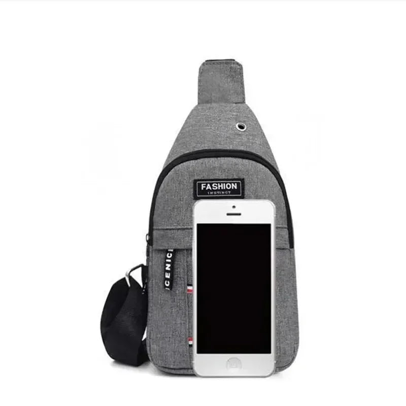 Men’s Nylon Waist and Crossbody Bag