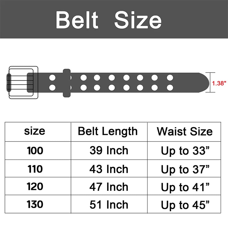 Ceinture punk gothique en cuir pour femme, marque Women Grunge, double boucle à ardillon, pour jeans, style streetwear et Halloween
