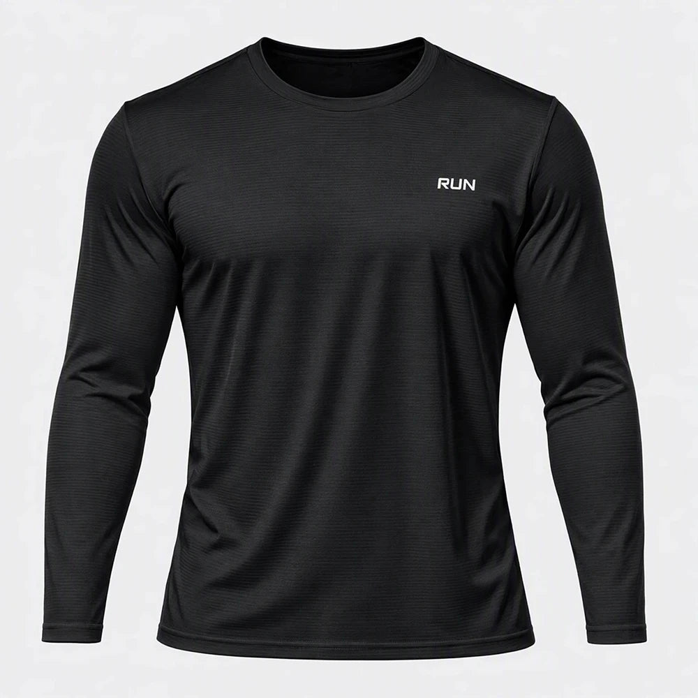 GENDAWAY maglia sportiva uomo a maniche lunghe