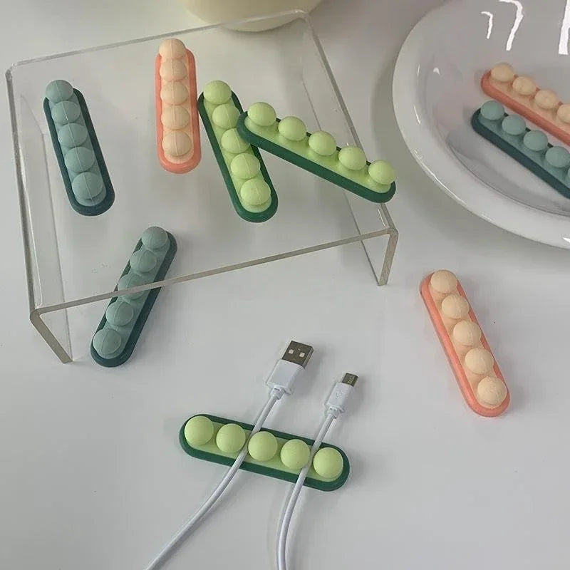 Self-Adhesive Silicone Cable Winder Set