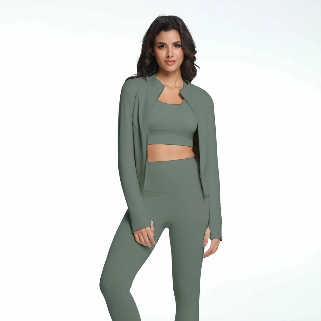 Yoga-Set für Damen, 2-teilig, Top und Leggings