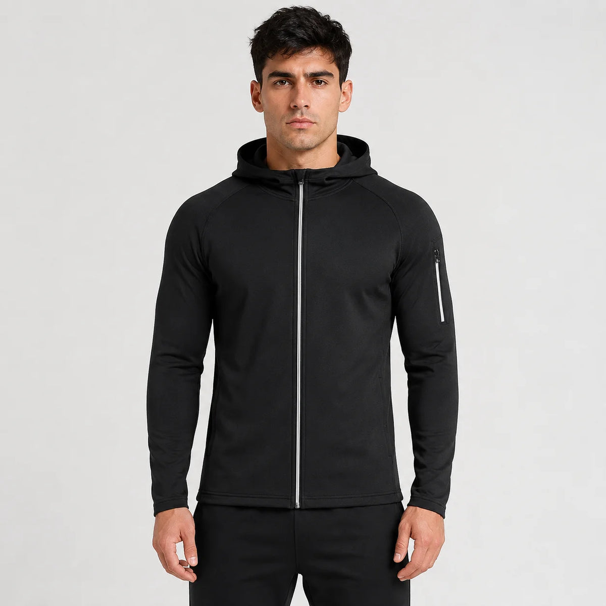 Maglia sportiva uomo a maniche lunghe girocollo