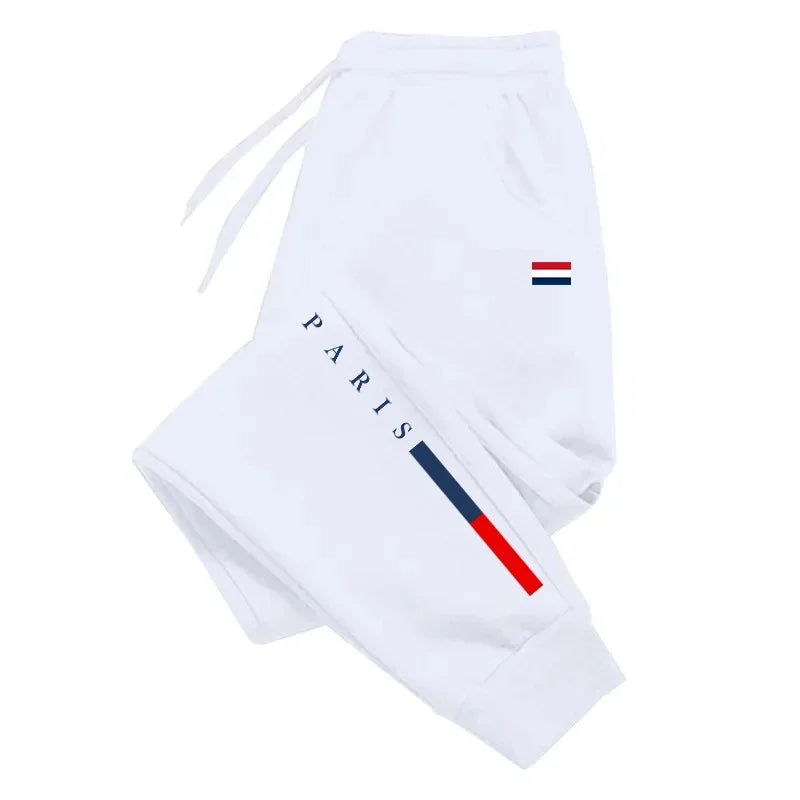 Pantaloni jogger uomo stampati con vita elasticizzata