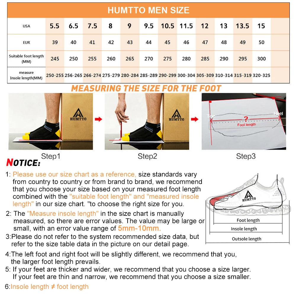 HUMTTO Waterproof Hiking Shoes Breathable Outdoor Men's Sports Shoes Designer Trail Running Sneakers Winter Man Treking Boots