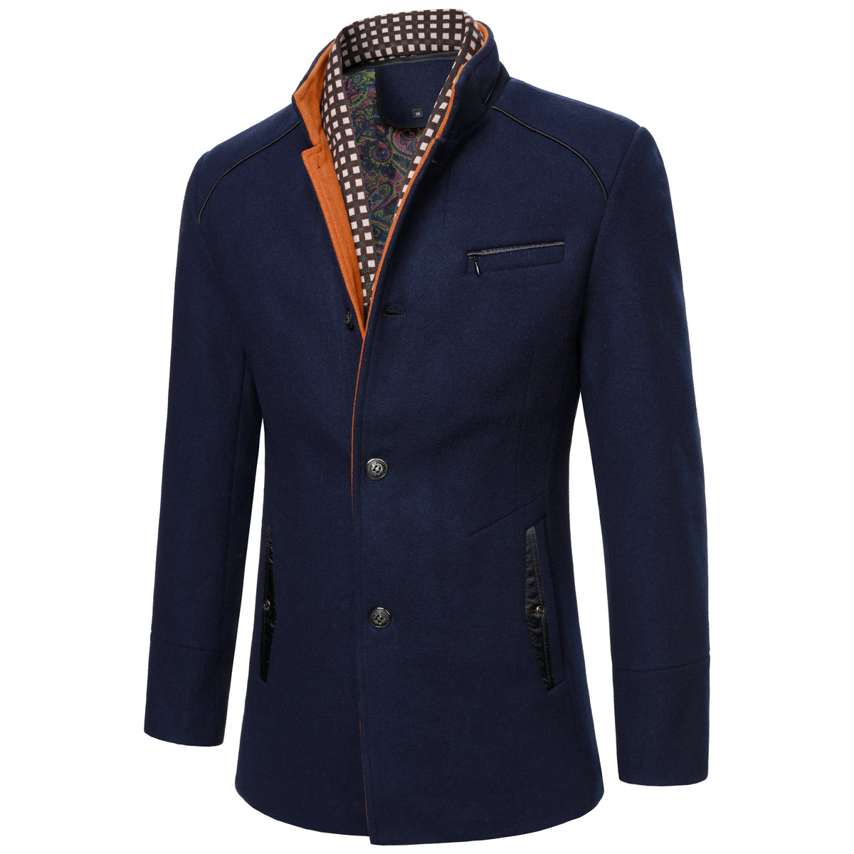 Men Winter Business Casual Woolen Blends Trench Coats New Man Thicker Warm Cashmere Overcoats High Quality Male Wool Blends 3XL