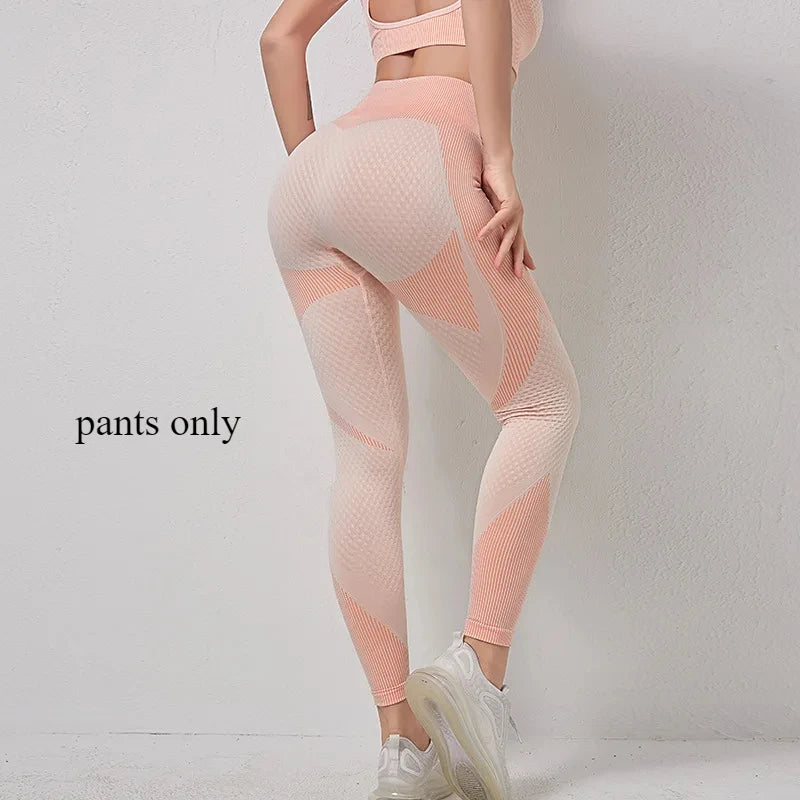 Yoga-Set für Damen, Top und Leggings