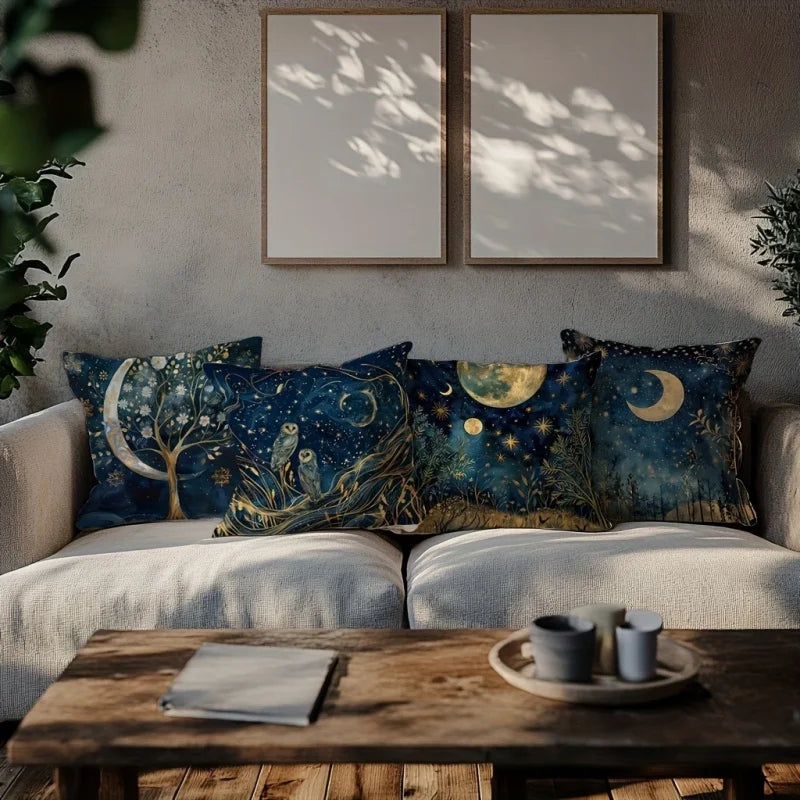 Ensemble de housses de coussins décoratifs haut de gamme pour canapé, lit, coussin d'appoint, décoration d'intérieur, accessoires
