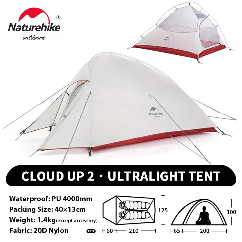 Tenda da trekking Naturehike Cloud Up per 2 persone