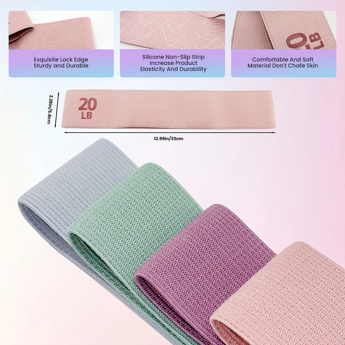 Bandas de resistencia con pesas, adecuadas para fortalecer el core, practicar pilates y yoga y realizar entrenamientos de cuerpo completo, kit de fitness portátil, la mejor opción para estudios de yoga y entrenamientos en el gimnasio