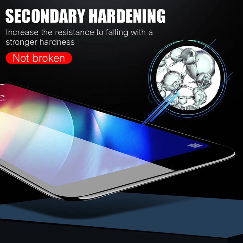 5PCS New 9D Glass Full Coverage for Apple iPhone 18 17 16 15 14 13 12 11 Pro Max XR X 7 8 Plus SE Screen Protectors Perfect Fit