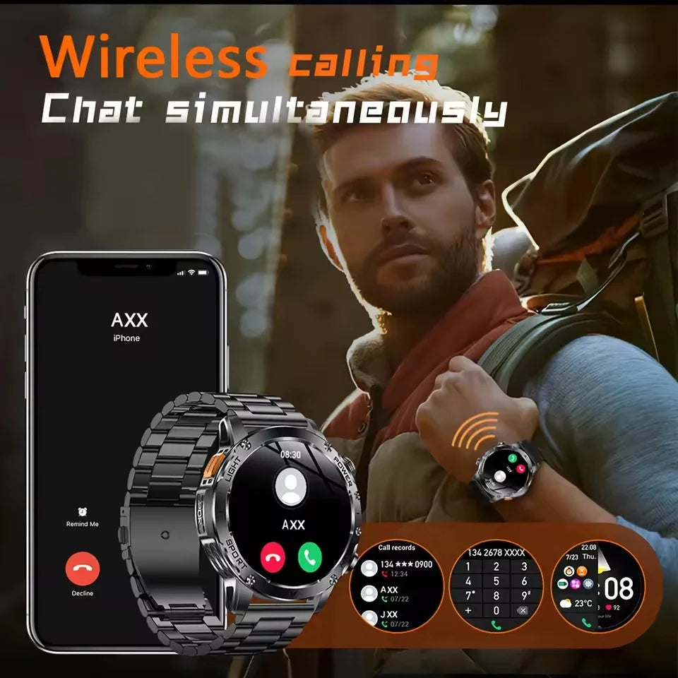 Smartwatch sportivo AMOLED da 1,7″ con chiamate Bluetooth