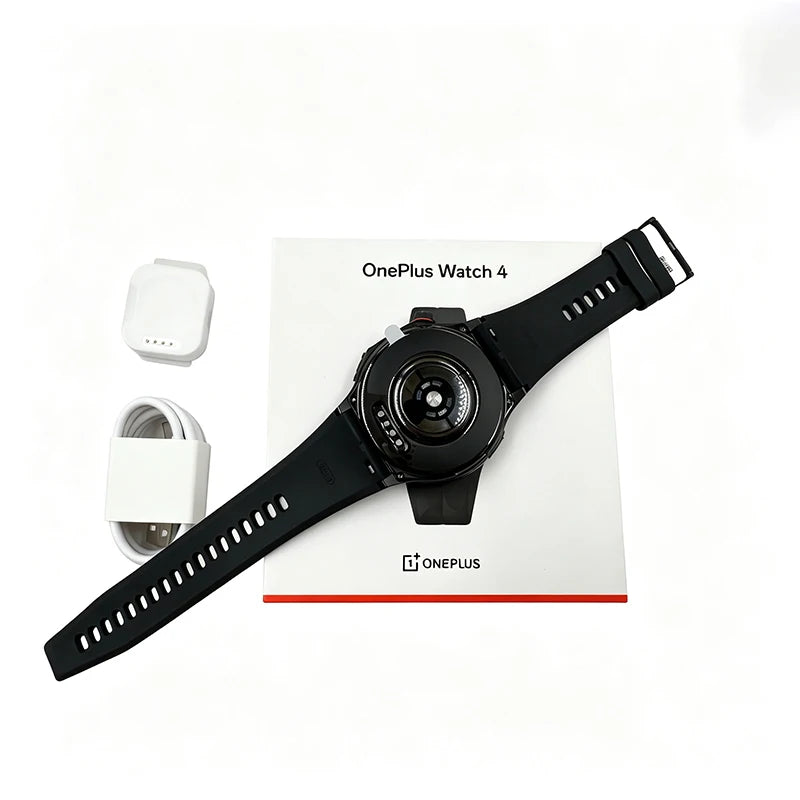 OnePlus Watch 4 smartwatch in titanio