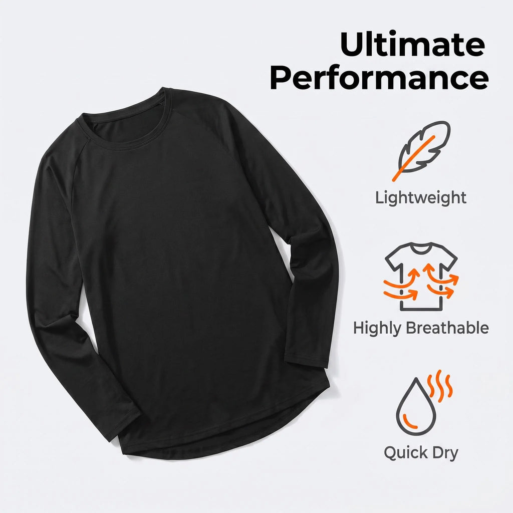 Maglia uomo in cotone a maniche lunghe