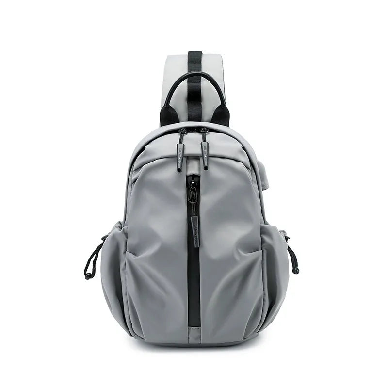 Polyester Sling Bag with Multiple Compartments