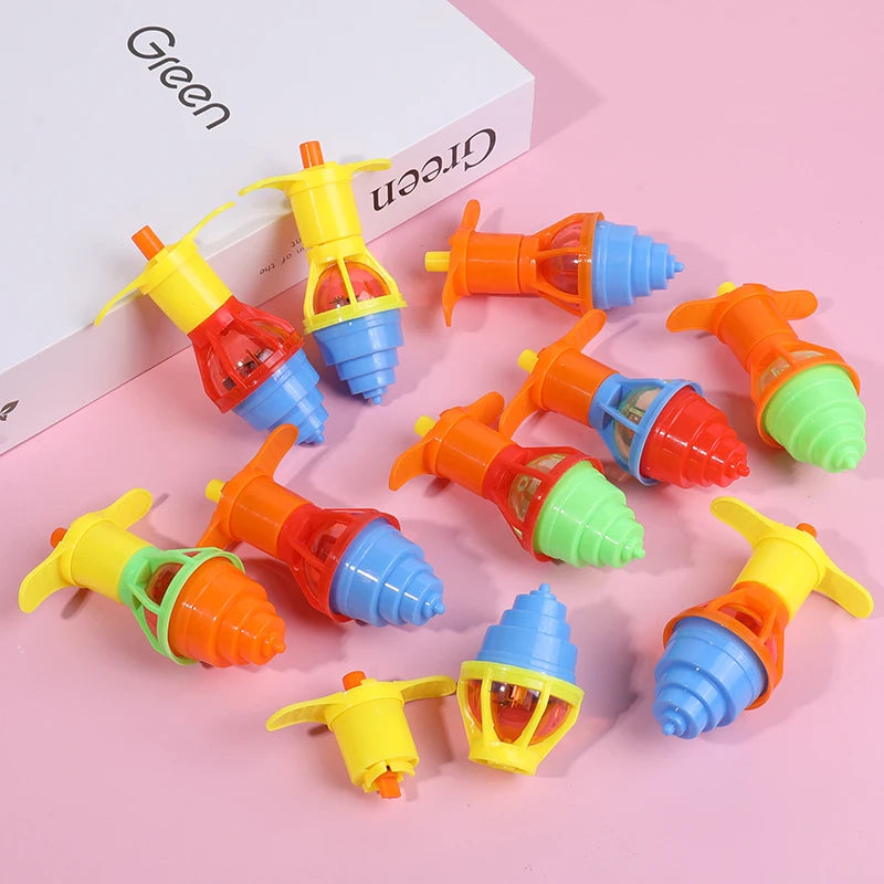 5/10/20 piezas de peonzas LED luminosas giratorias, juguetes para rellenar piñatas y detalles para fiestas de cumpleaños infantiles, regalos de Navidad para niños y niñas