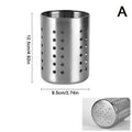 Stainless Steel Cutlery Holder Chopstick Storage Organizer Container Drainer Spoon Fork Kitchen Storage Basket