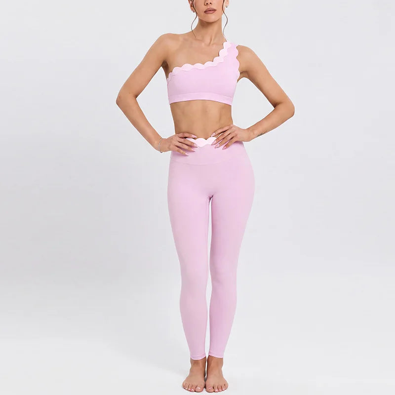 Ensemble yoga femme, 2 pièces, haut et legging