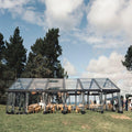 Luxury Aluminum Frame Event Tent Clear Roof Outdoor Wedding Party Marquee Tent For Garden Banquet Restaurant Hotel Resort