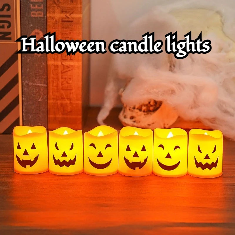 Set di 6 luci LED decorative per Halloween